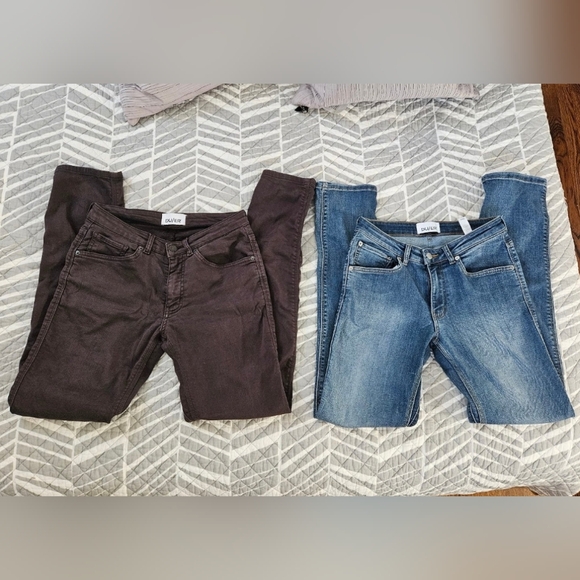 DU/ER Denim - Lot of 2 DUER midrise Slim Straight Denim Jeans 26x32